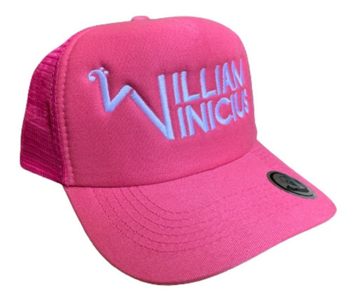 Boné Oficial William Vinicius Rosa Escuro (frete Já Incluso)