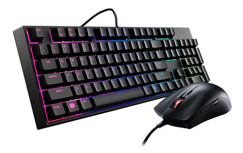 Kit Teclado Y Mouse Alambrico Cooler Master Masterkeys L Rgb