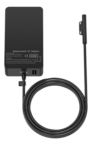 Adaptador De Corriente De 15 V/4 A Para Surface Book 2/3, Su