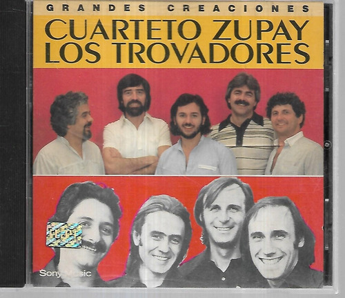 Cuarteto Zupay Los Trovadores Album Grandes Creaciones Cd 