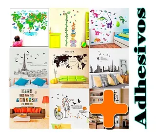 Vinilos Decorativos Adhesivos Decoracion Paredes Vidrios St 