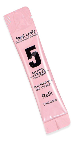 Gel Real Love Refil Nude 5 15ml