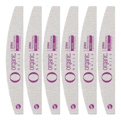 Combo De 6 Limas Para Uñas Organic Nails Profesional