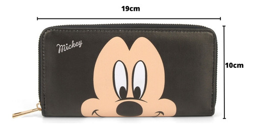 Carteira Mickey Mouse Disney Premium Unissex - Luxcel