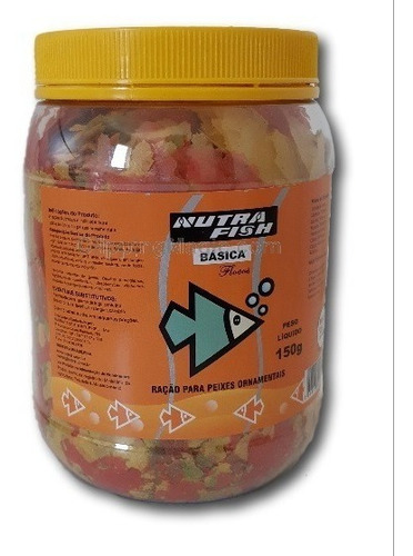 Ração Para Peixes Nutrafish 150g Em Flocos - Ornamentais