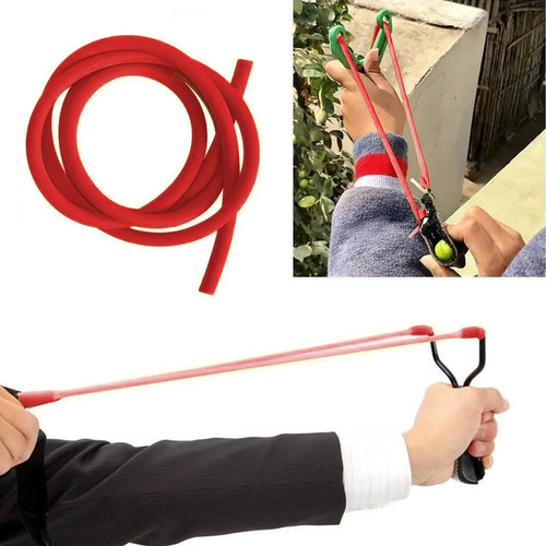 Tubo Latex 202, 1 Metro, Vermelho, Garrote, Tripa De Mico