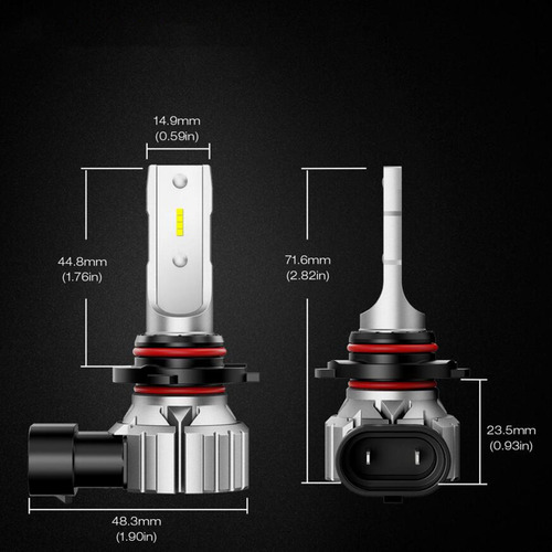 Bombillas Led Compatible Con Faros Delanteros De Coche, 2