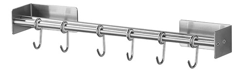 Soporte De Cocina Con Doble Barra Para Colgar Ollas Y Sarten
