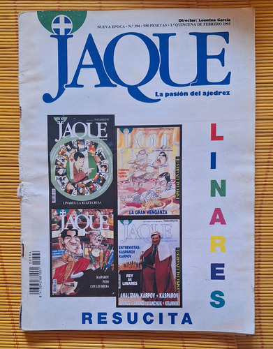 Ajedrez, Lote 5 Revistas Jaque (españa). (Usado)