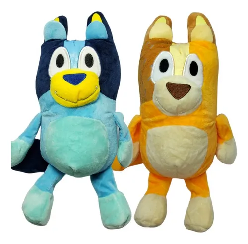 Peluche Bluey Y Bingo Muñecos Familia Hermanos X2