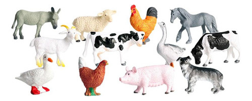 Figuras De Animales De Granja, Decoración En Miniatura, Apre