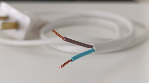 Cable Vaina Chata 2x0,75 Normalizado Iram 50 Mts Conducable Blanco