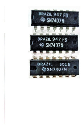 Circuito Integrado 7407 Dip ( Ci 7407) Sn7407n 03pçs