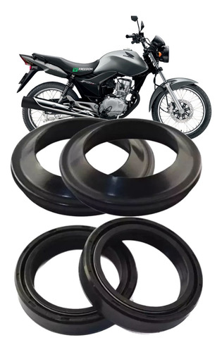 Kit Retentor + Bengala Guarda Po Cg150 Titan Fan 150 160 Nok