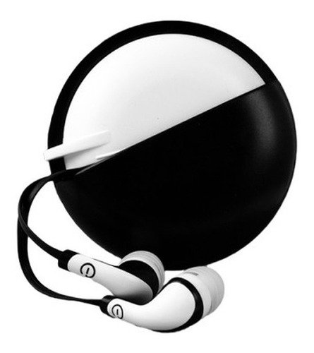 Audifonos Perfect Choice De Viaje In Ear 1.2m El-995234 /v Color Negro/Blanco