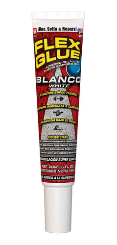 Adhesivo De Caucho  Blanco Flex Glue 6 Oz