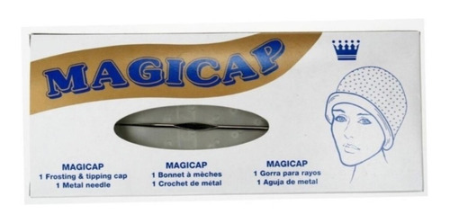 Gorro Magicap Siliconado Claritos Mechas C/ Aguja Reusable