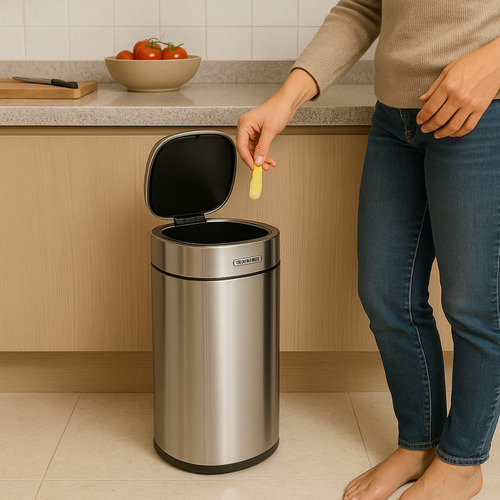 Lixeira Sense Round Automática Sensor 11 Litros Tramontina