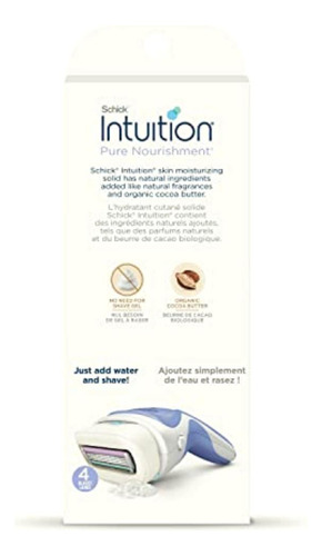Schick Intuition Pure Nourishment Razor For Women With 2