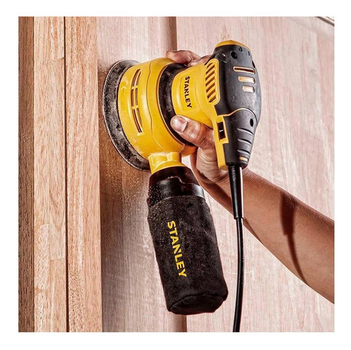Imagen 6 de 10 de Lijadora Roto Orbital 125mm 5 PuLG 300w Stanley Ss30-ar