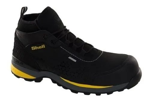 Bota Industrial Shell D174684 Negra Con Msi