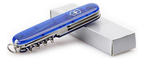 Cuchillo Victorinox Spartan azul translúcido de 12 funciones