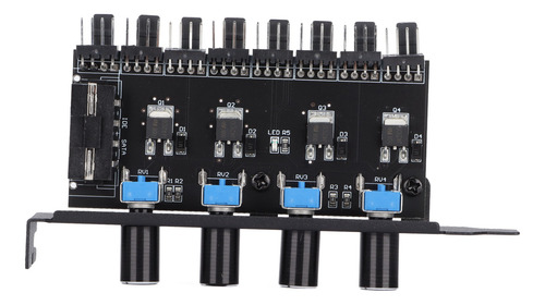 Accesorios De Computadora Fan Hub De 12 V, 4 Pines, 8 Canale