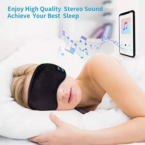 Gafas De Dormir Bluetooth Supersuaves Con Auriculares