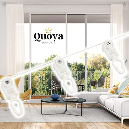 Quoya Cortina Electrica Inteligente Con Ondas, Para Cortinas