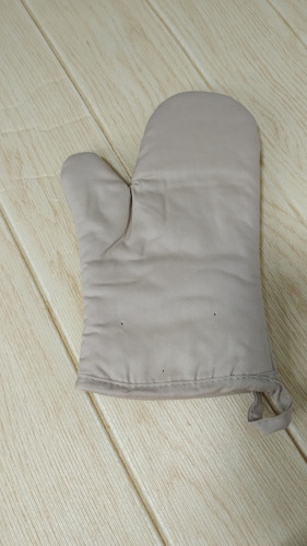 Set De Reparador, Posapava Y Manopla Para Horno Gris Liso