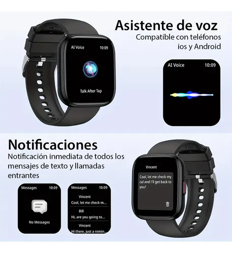 Reloj inteligente t80 caracteristicas sale