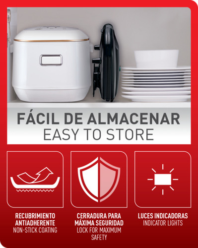 Sandwichera Negra Con Placas Antiadherentes Negro