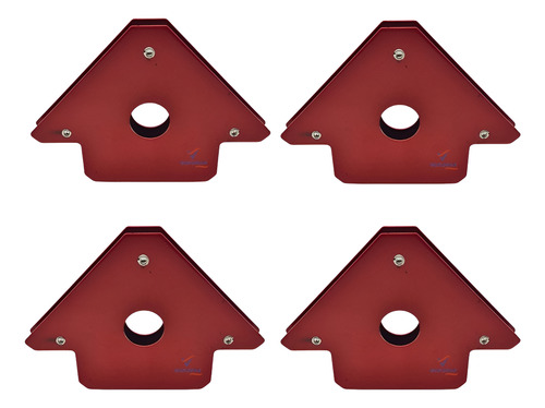 Set 4 Escuadras Magnetica 3 Pulgadas 11 Kg Soldador Herrero