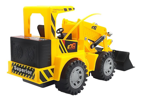 Excavadora Bulldozer A Control Remoto Con Luces Y Sonido