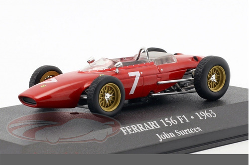 Ferrari F1 156 # 7 Jhon Surtees 1963 Ixo Atlas Escala 1/43