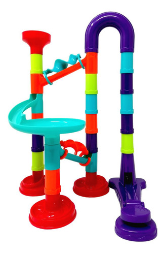 Pista De Canicas 45 Piezas Juego Tobogán De Canicas Color Multicolor
