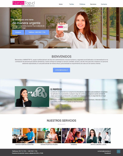 Página Web Pyme $45.000 Anual Incluye Hosting Y Correo