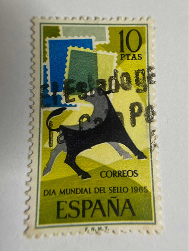Sello Postal España Dia Mundial Del Sello 1965