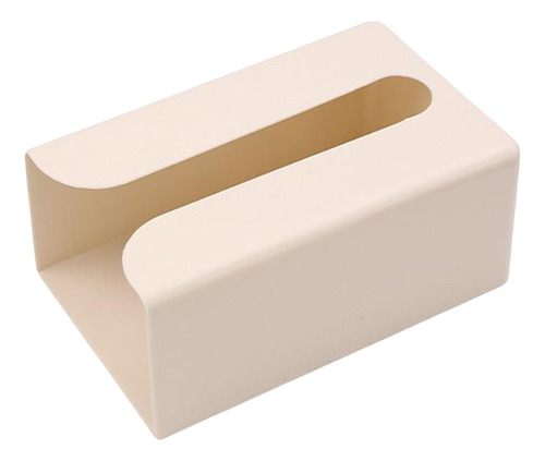 Caja De Cubierta De Papel Tisú Estante De Baño Beige