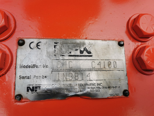Compactador Hidráulico Npk C-4c Para Retroexcavadora