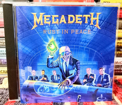 Megadeth Cd Rust In Peace Italiano Capitol Records Como Nu 