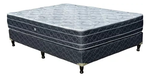 Sommier Colchon + Box Kavanag Monaco 200x200 Azul