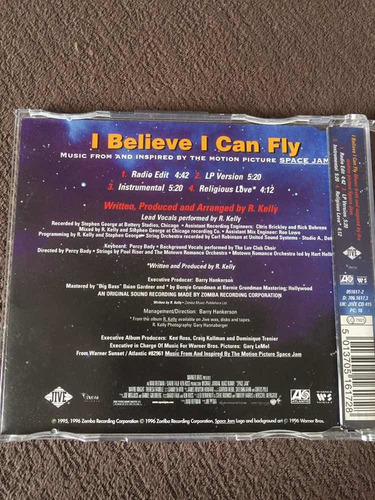 Cd Single R Kelly I Believe I Can Fly (Usado)