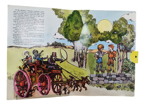 Pinocho Un Libro Mágico Vintage Editorial Norma - Raro (Usado)