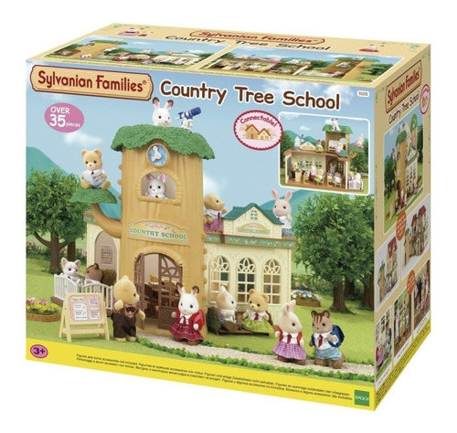 Sylvanian Families 5105 Escuela Rural En El Arbol Mundomania