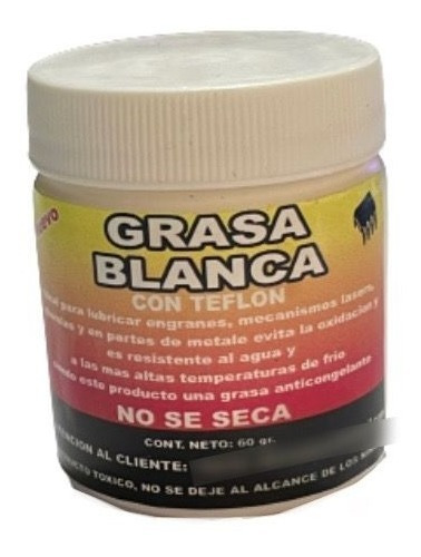 Grasa De Teflon Para Lubricar Mecanismos 60gr