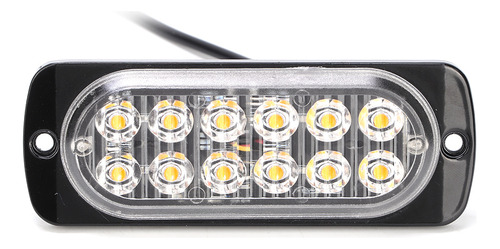 Luz Estroboscópica De Emergencia Ultradelgada De 12 Led Para