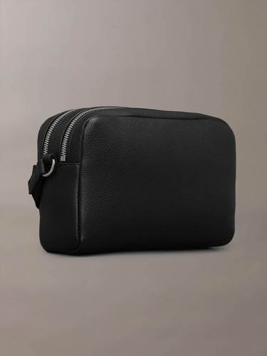 Bolsa Negra Crossbody Monograma Calvin Klein De Mujer