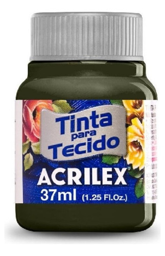 Tinta Tecido Fosca 37ml Verde Oliva Acrilex