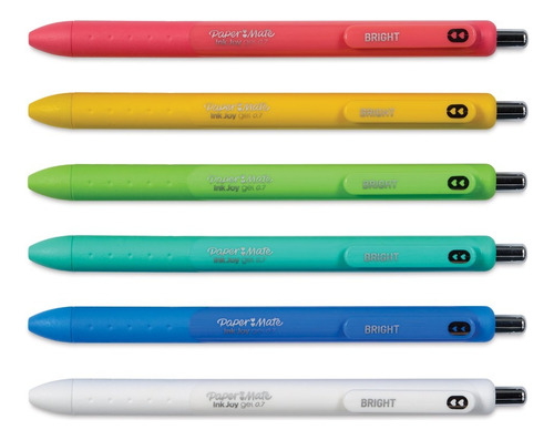 Bolígrafos Gel Paper Mate Inkjoy Multicolor 6 Unidades